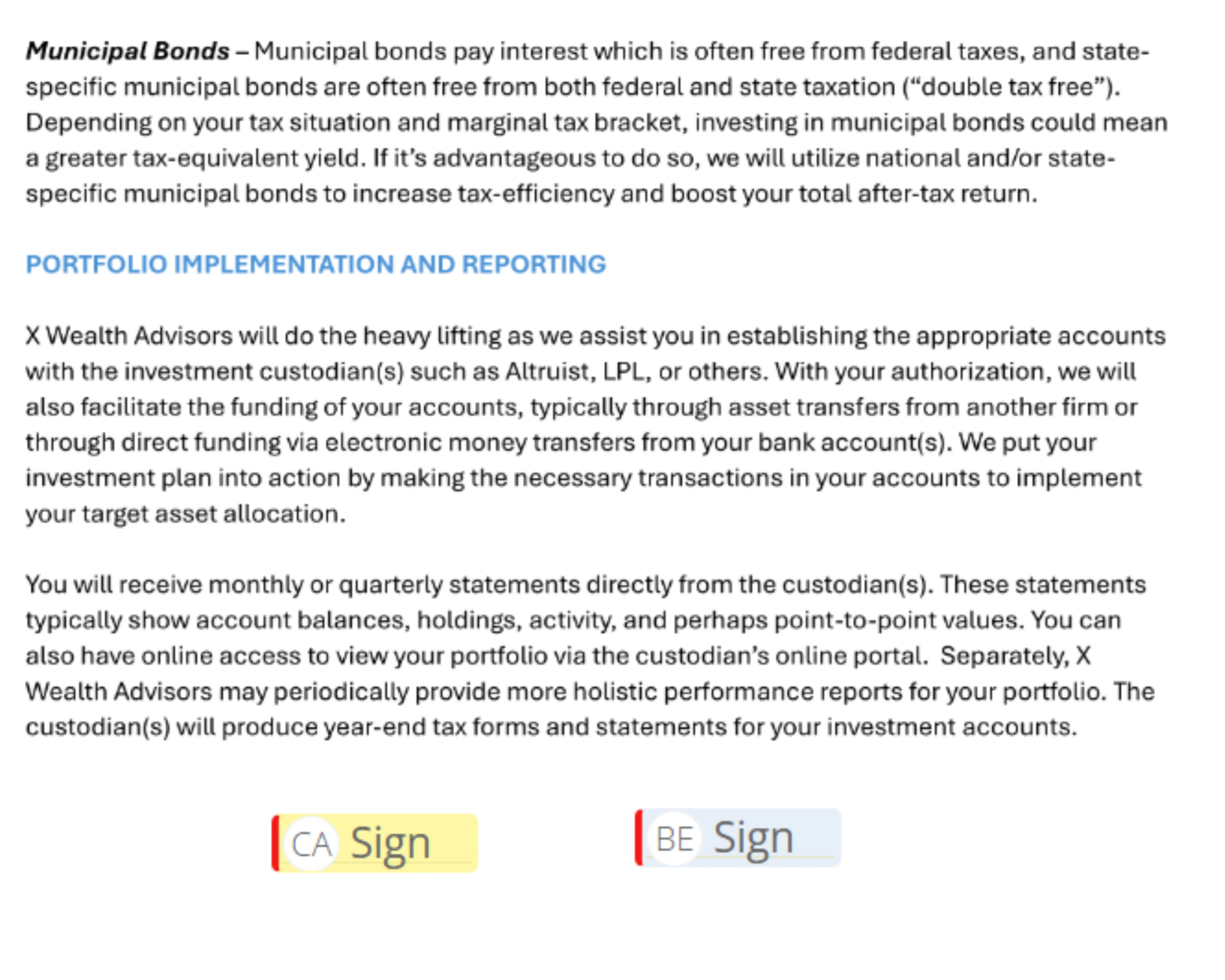 Onboarding workflow with document acceptance